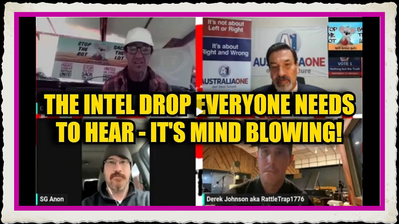 Derek Johnson, SG Anon Riccardo Bosi The Intel Drop Everyone Needs to Hear - It's Mind Blowing!