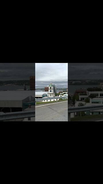 Walking up to Citadel Hill Halifax