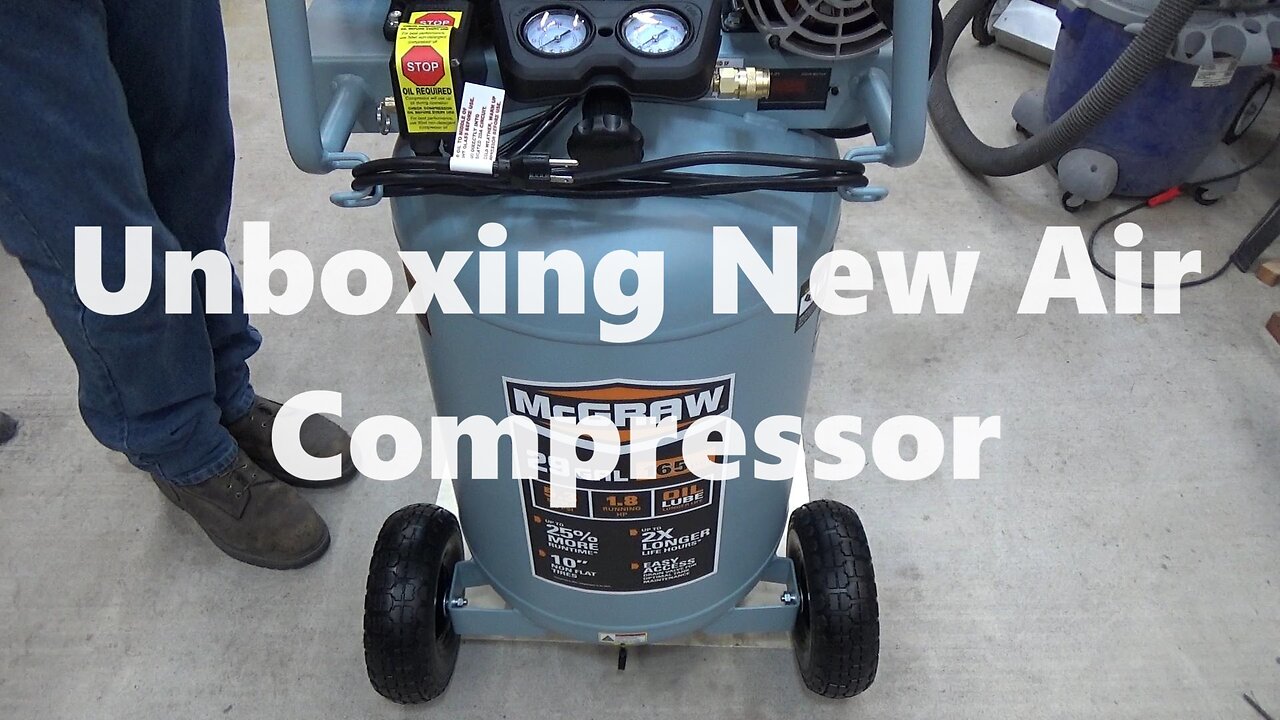 More AIR With Less NOISE!!! MCGRAW 29 Air Compressor