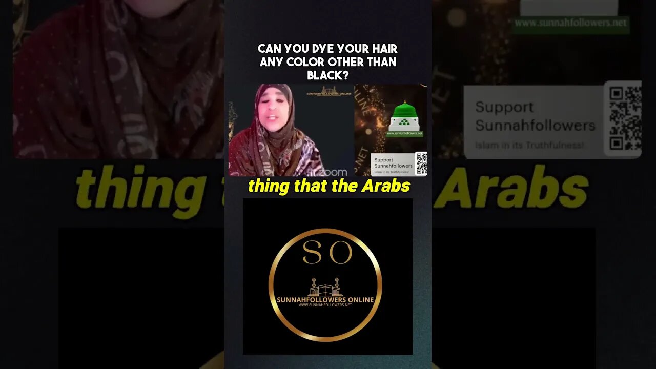 CAN A MUSLIM DYE THE HAIR BLACK?