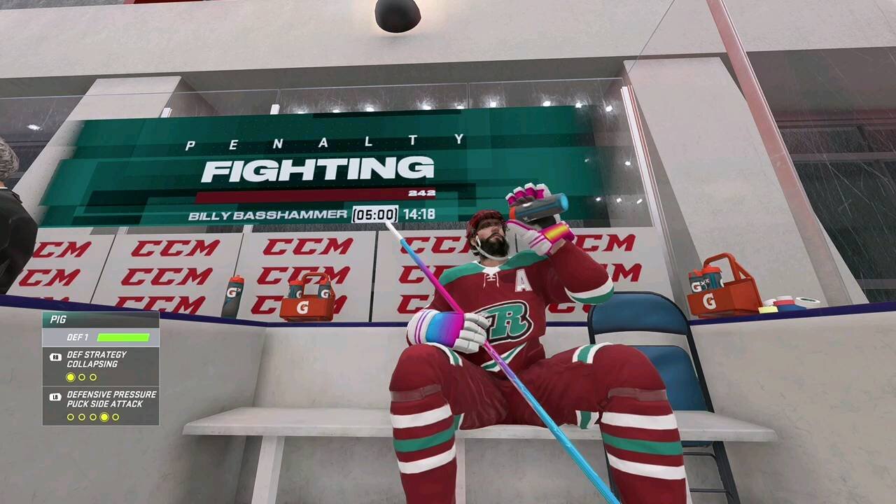 NHL 22 - EASHL Big fight!!