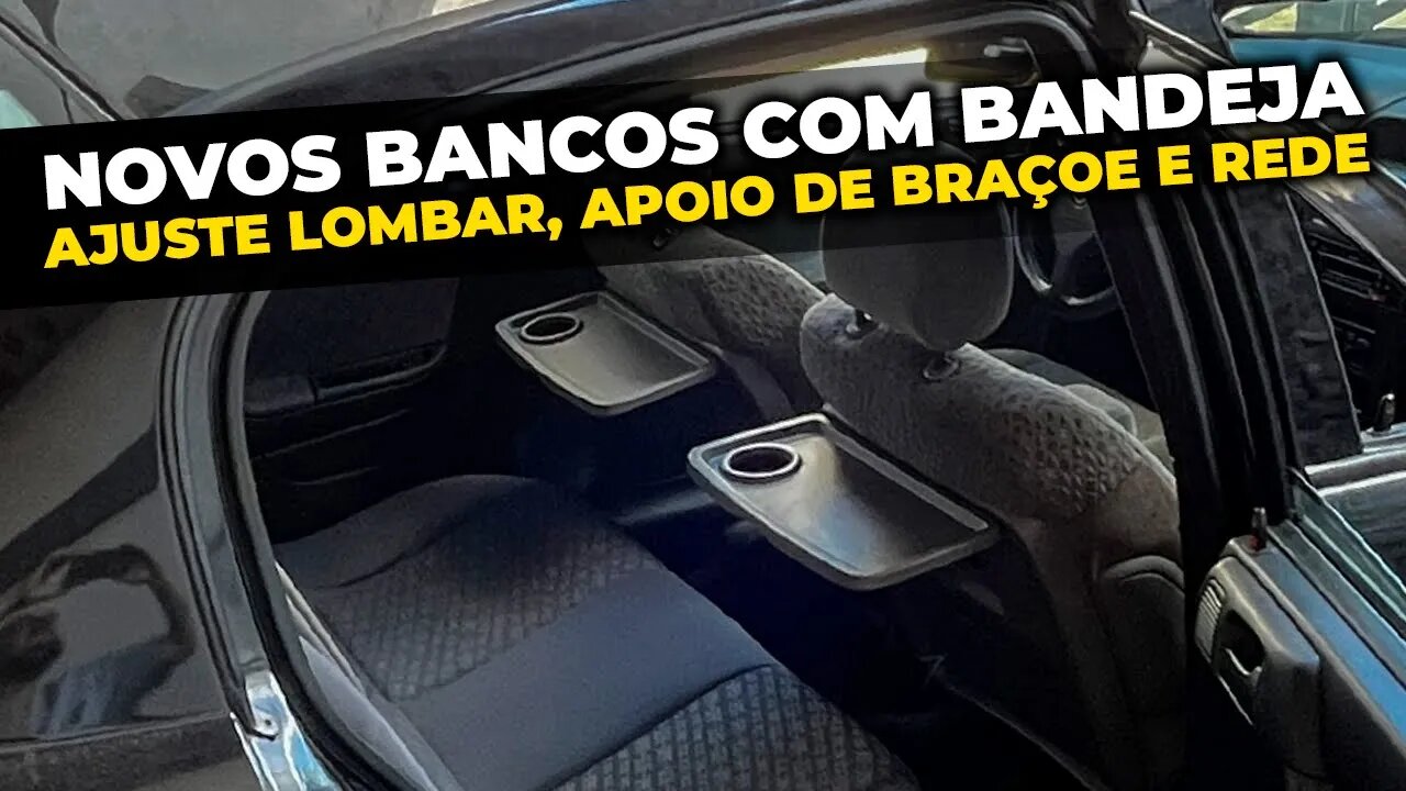Chevrolet Astra - INSTALAÇÃO DE BANCOS COM BANDEJA E APOIO DE BRAÇO!