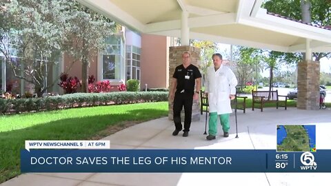 Surgeon performs limb-saving surgeries to save his mentor’s leg