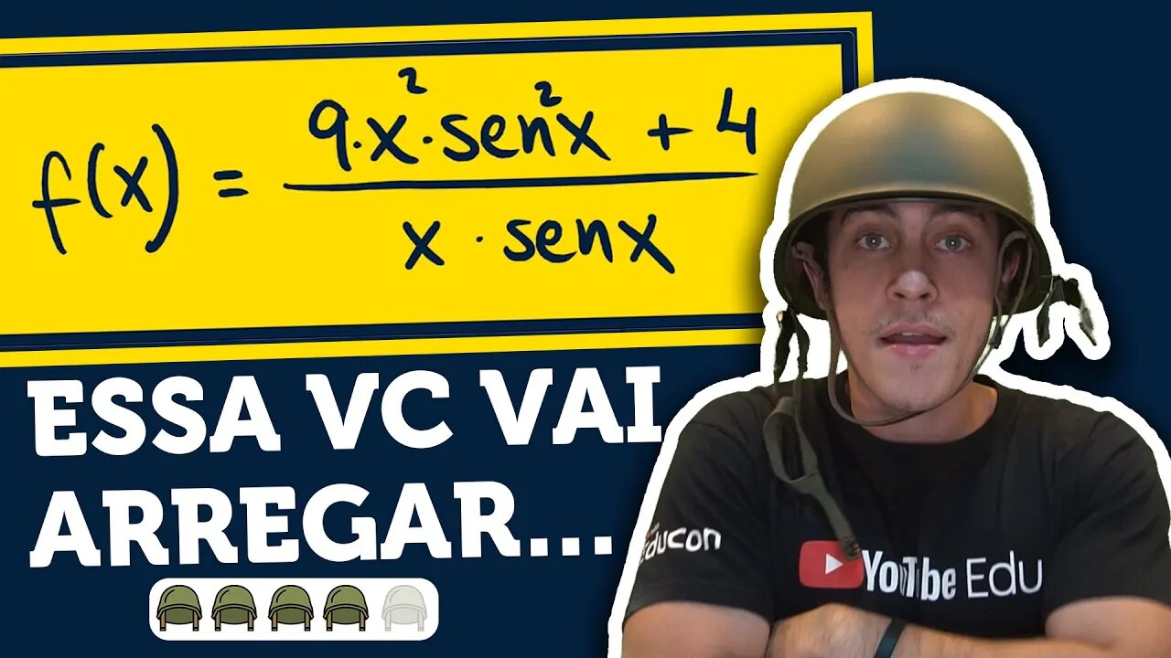 Encontre o MENOR valor da função! (Matemática: Desigualdade das Médias e Funções)