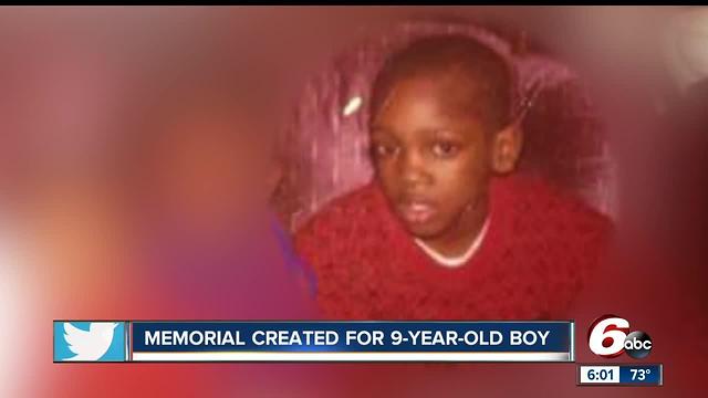 Memorial created for 9-year-old boy shot and killed