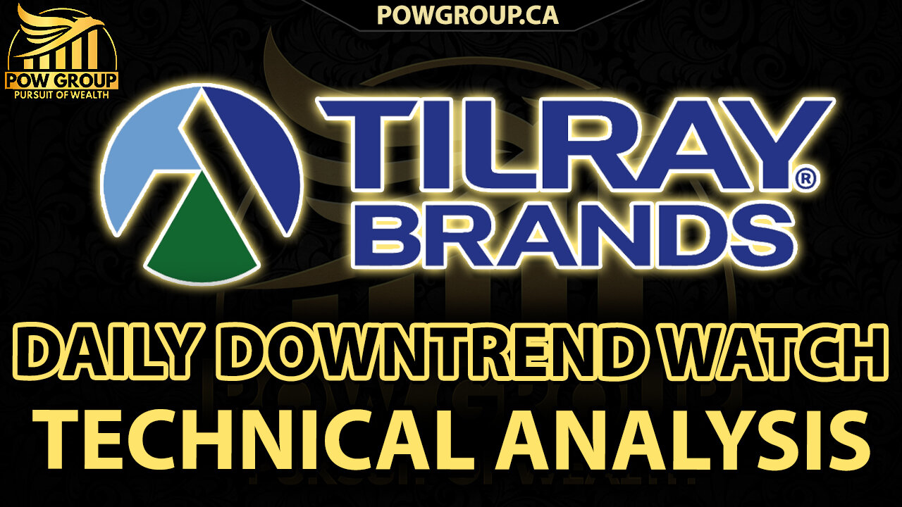 Tilray Brands Daily Downtrend Potential, TLRY Technical Analysis