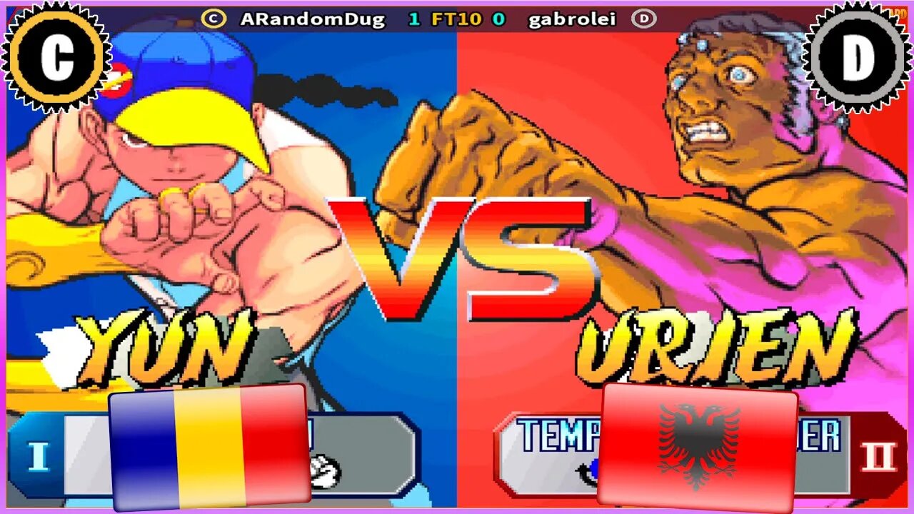 Street Fighter III 2nd Impact: Giant Attack (ARandomDug Vs. gabrolei) [Romania Vs. Albania]