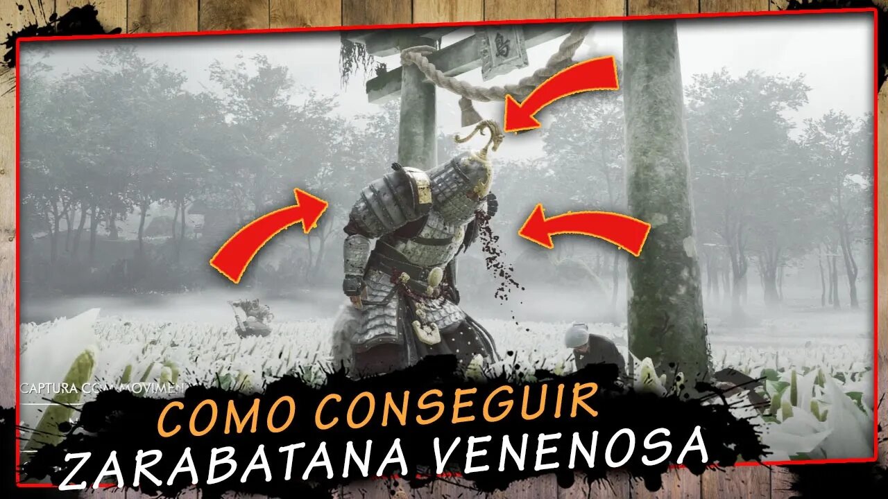 Ghost Of Tsushima, Como A Zarabatana Venenosa, super Dica Pt Br