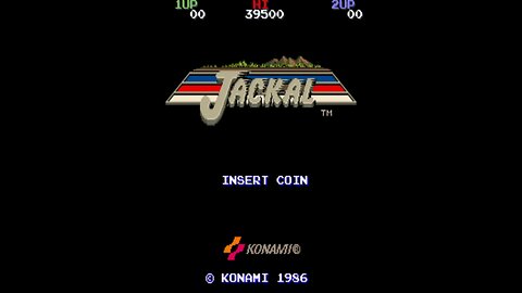 Jackal Arcade Game, Konami 1986, playthrough