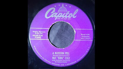 Nat "King" Cole - A Blossom Fell