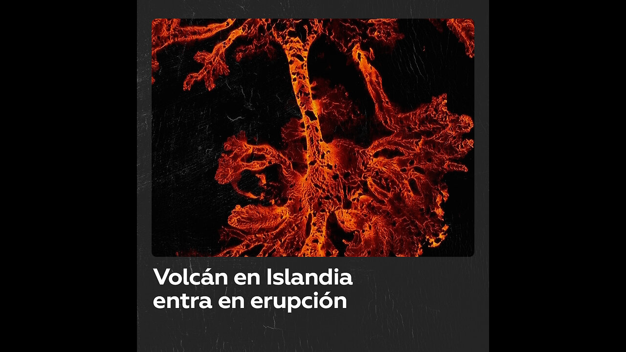 Volcán en Islandia entra en erupción luego de múltiples temblores registrados en la zona