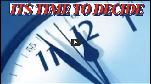 Julie Green subs IT'S TIME TO DECIDE