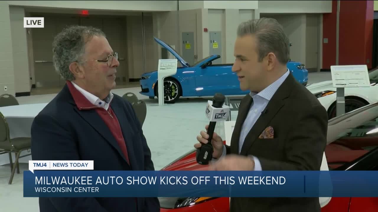 Taking a look at some of the cars at Milwaukee Auto Show