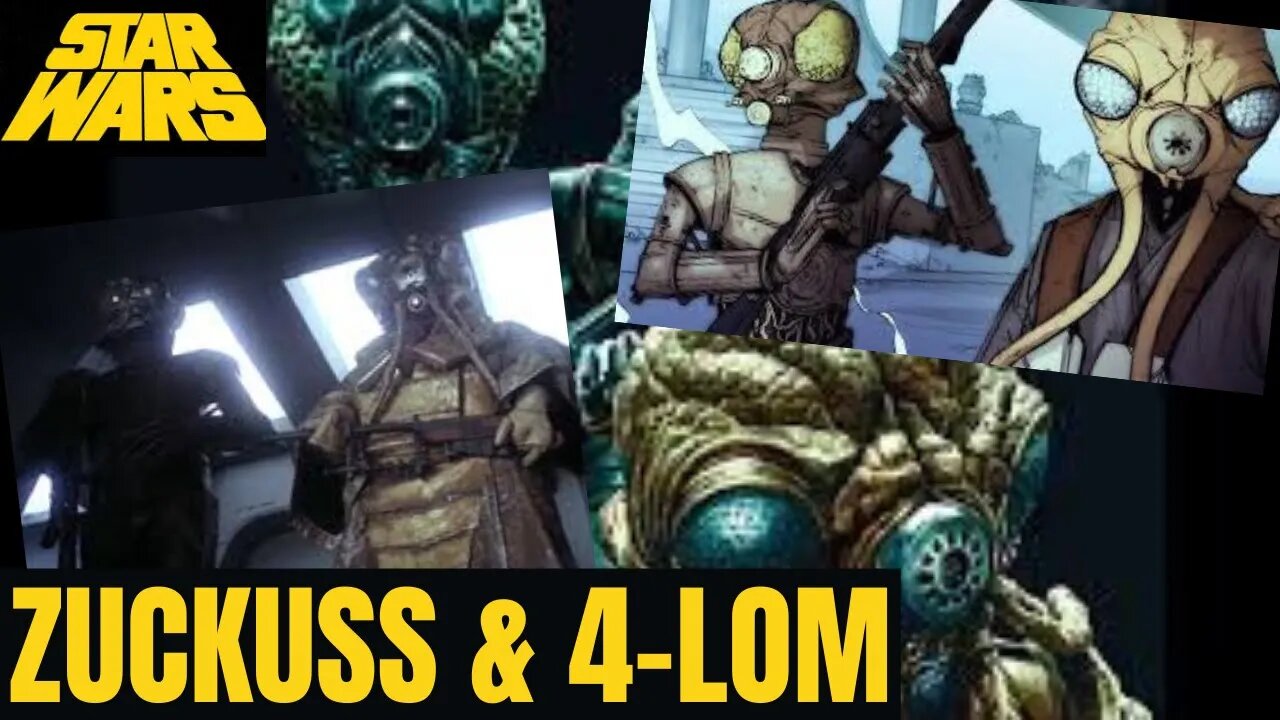 Bounty Hunters Zuckuss and 4-Lom [Star Wars]: Full Story Cannon, Legend and Discussion