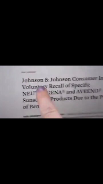 Johnson & Johnson caught causing the EXACT CANCER they make treatments for