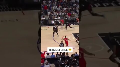 Nic Batum with some lockdown defense in the