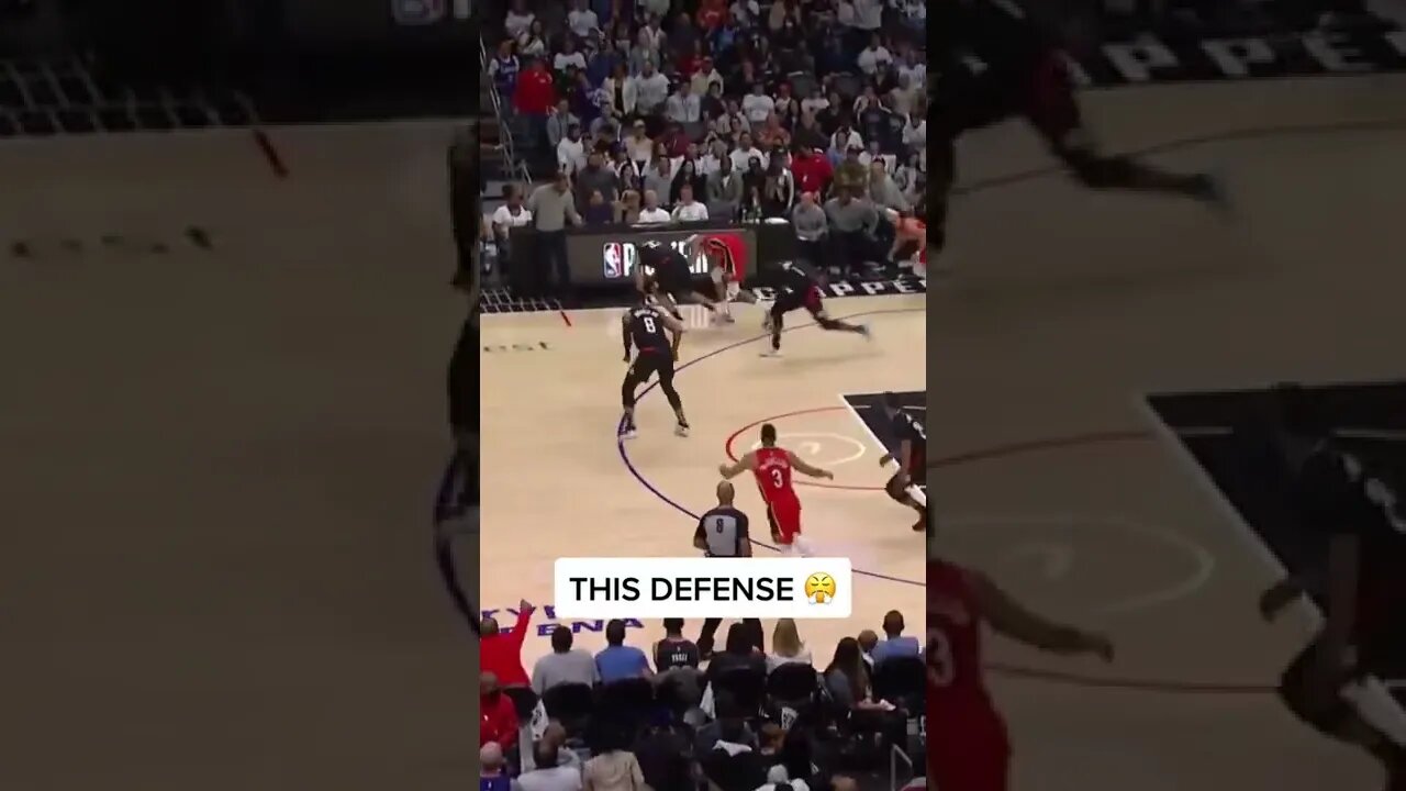 Nic Batum with some lockdown defense in the