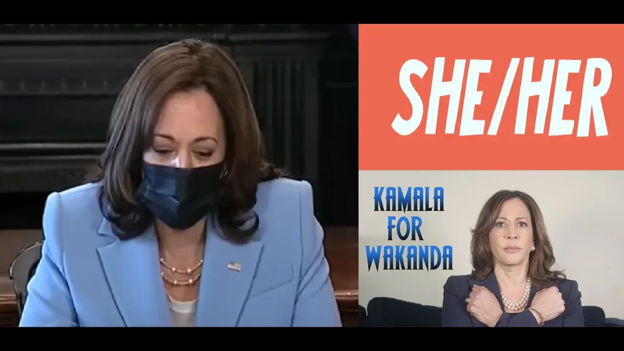 Kamala Gender Pronouns - Vice President Kamala Harris says She/Her & Claims Wakanda