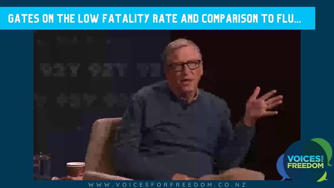 Bill Gates on the low fatality rate & comparison to flu...