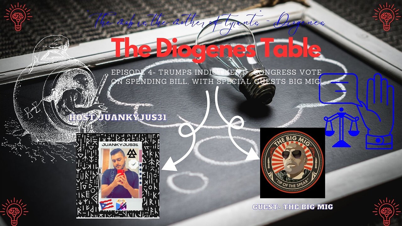 Episode 4- Trumps indictment , Congress vote on spending bill, with special guests big mig!