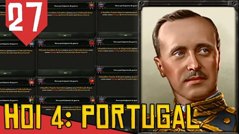 Guerra contra os COMUNISTAS! (Eventualmente)- Hearts of Iron 4 Portugal #27[Gameplay Português PTBR]