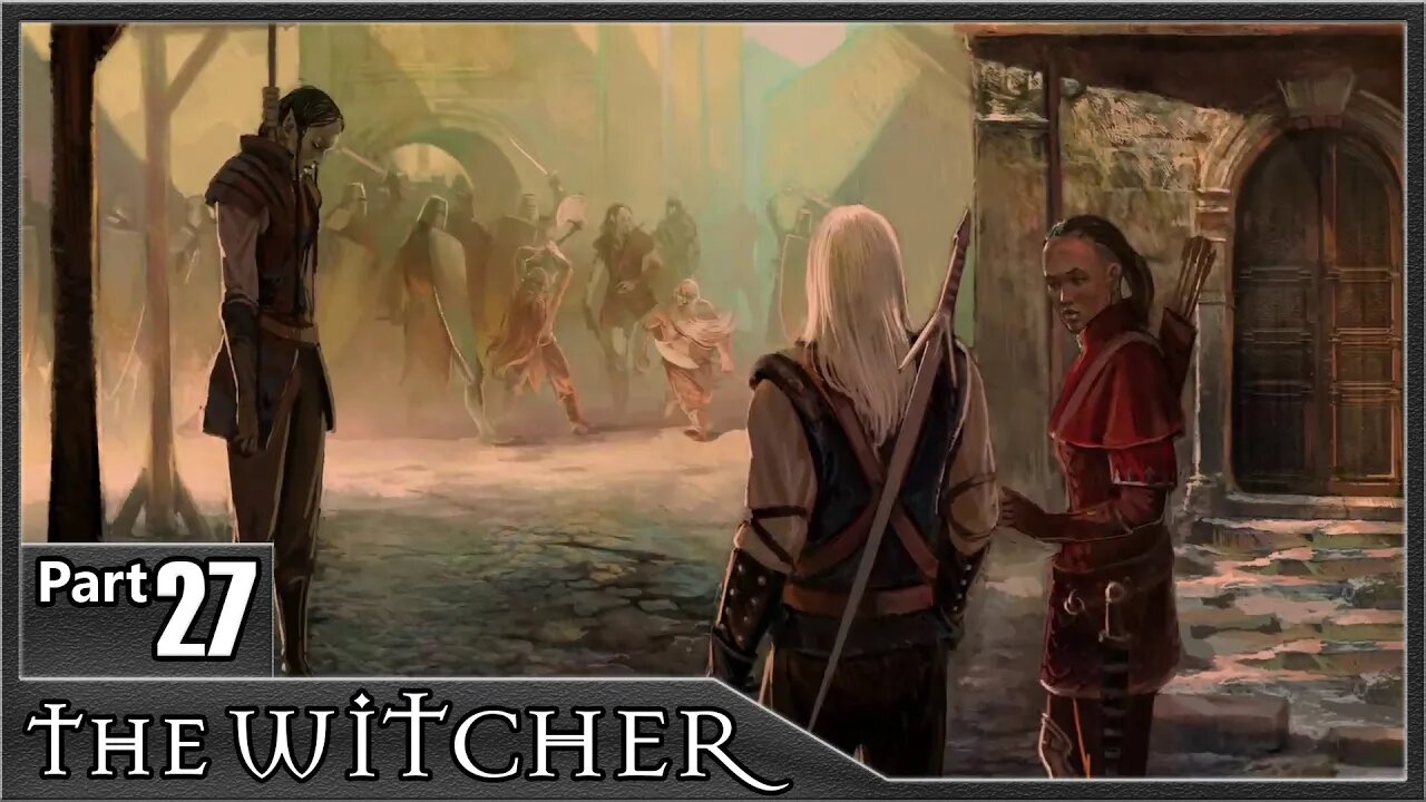 The Witcher 1, Part 27 / The Flame That Cleanses, White Rayla Romance, Swamp Cemetery, Zdenek Fight