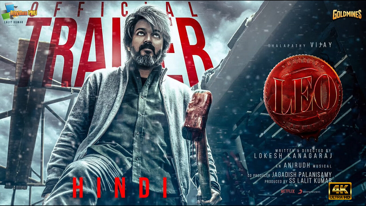 LEO (Hindi) Trailer | Thalapathy Vijay | Sanjay Dutt | Lokesh Kanagaraj | Anirudh