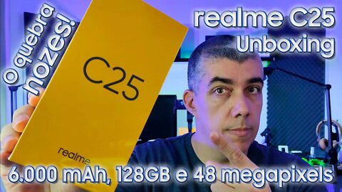 realme C25, o quebra nozes! Unboxing, primeiras impressões e câmera