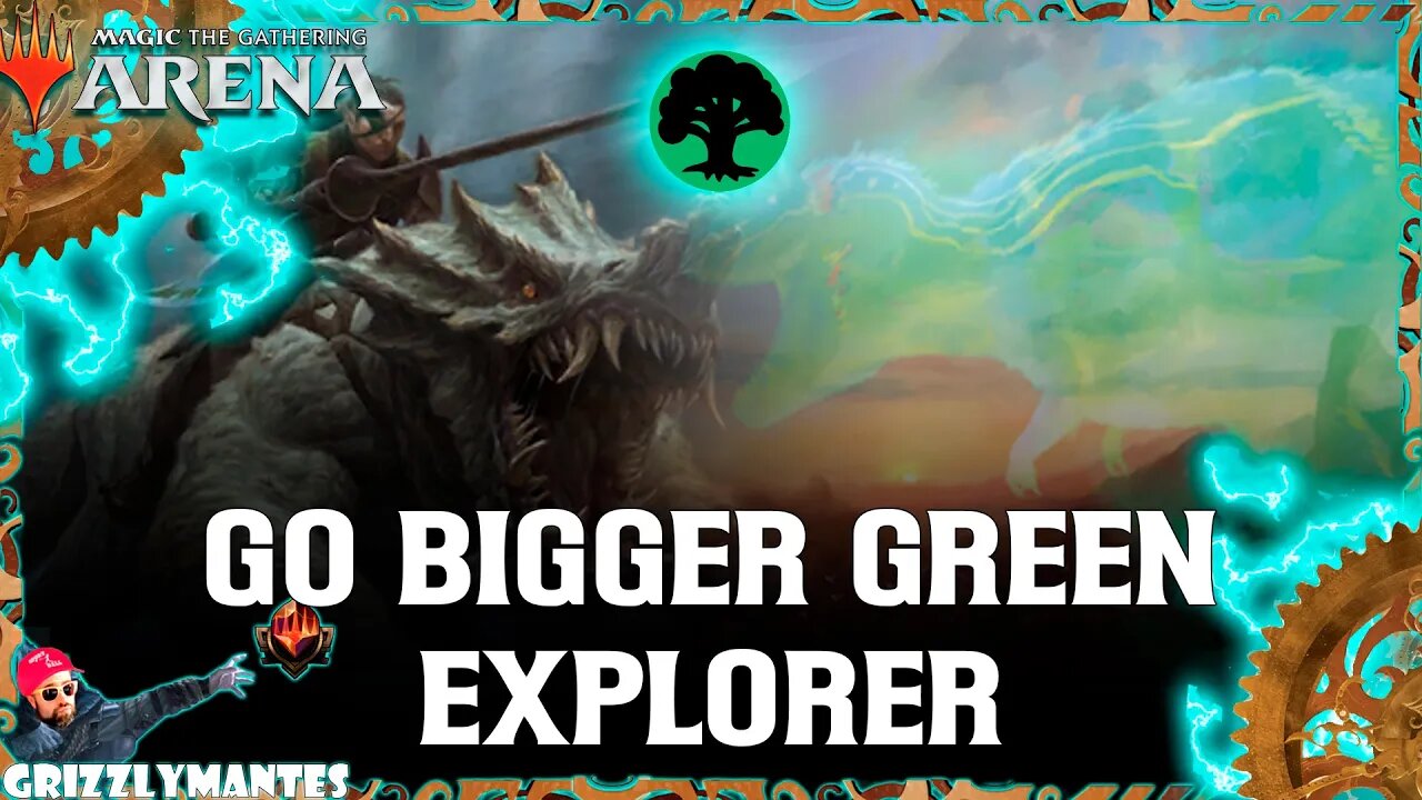 🟢🟢🟢GO BIGGER GREEN🟢🟢🟢||Streets of New Capenna || [MTG Arena] Bo3 Mono Green CoCo Aggro Explorer Deck