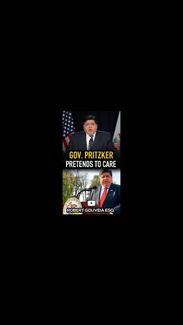 Gov. J.B. Pritzker PRETENDS to Care About Bussed Migrants #shorts
