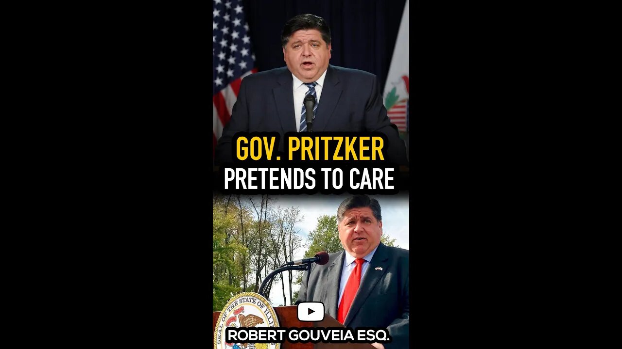 Gov. J.B. Pritzker PRETENDS to Care About Bussed Migrants #shorts