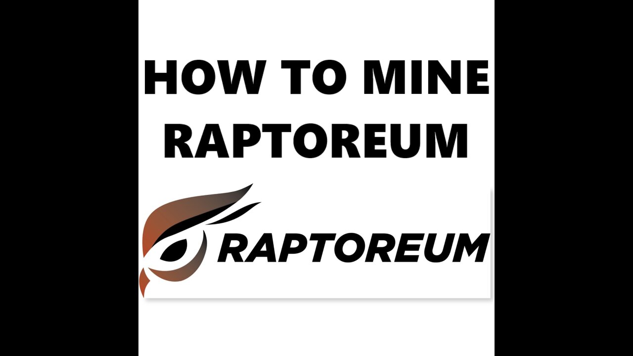 How To Mine Raptoreum