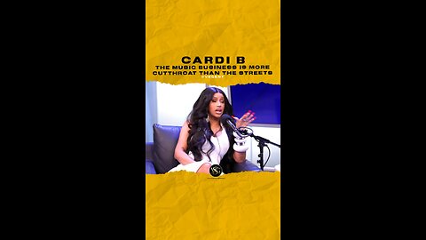 @iamcardib The music business is more cutthroat than the streets