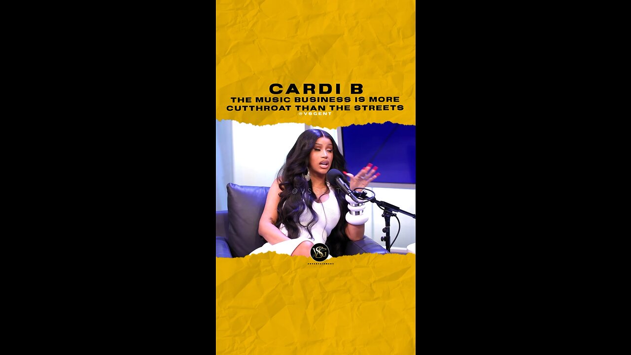 @iamcardib The music business is more cutthroat than the streets