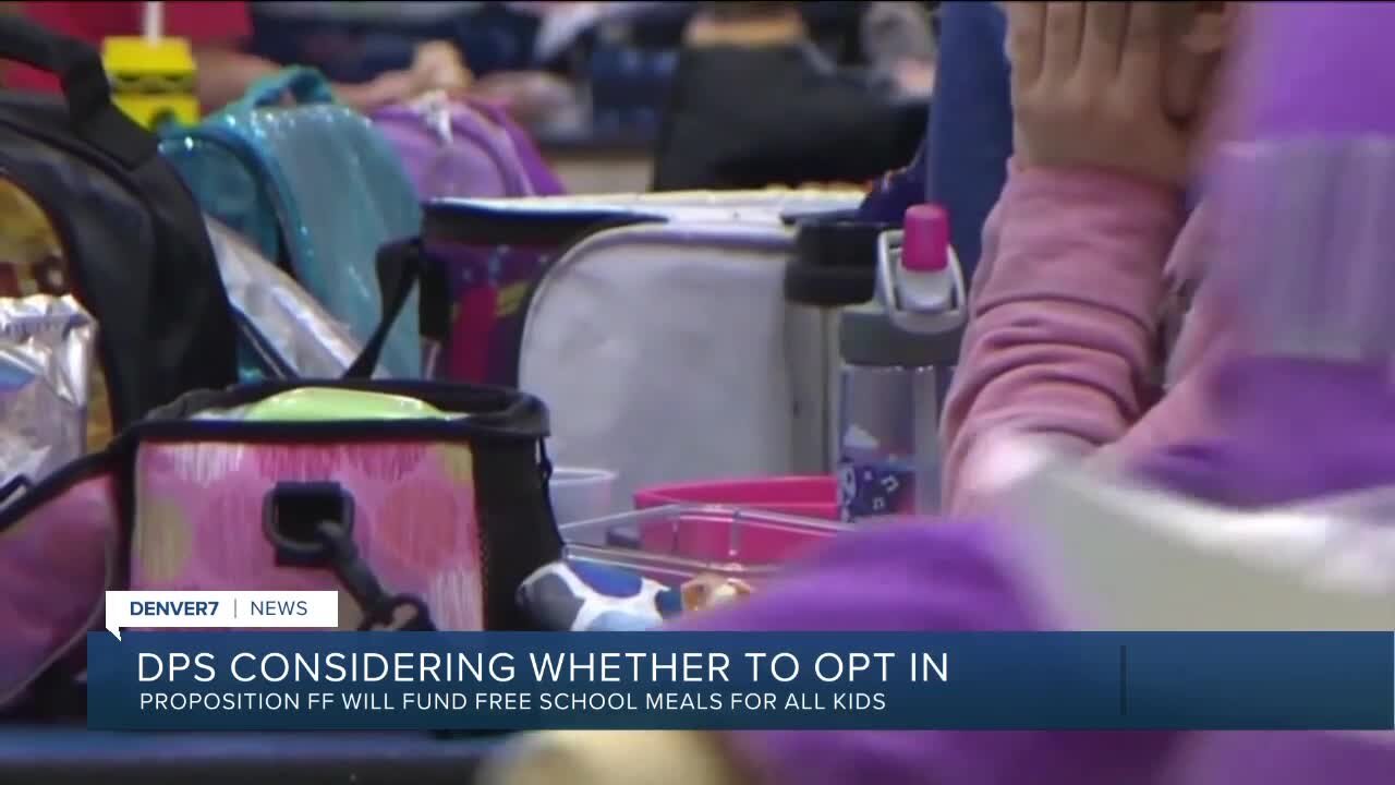 DPS weighting whether to opt into free meals