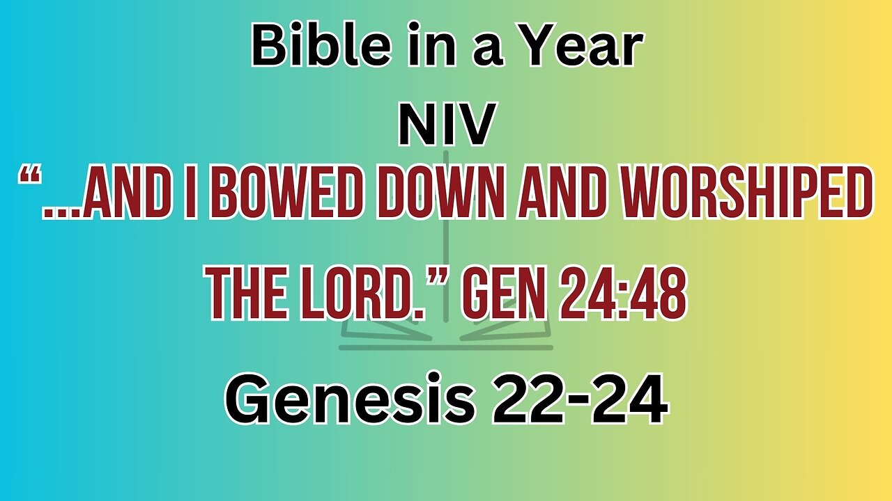 Genesis 22-24