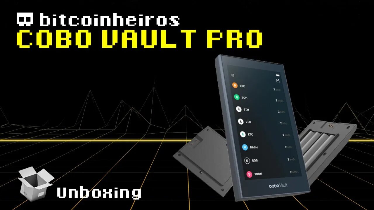 Unboxing da hardwallet Cobo Vault (Keystone) e demonstração