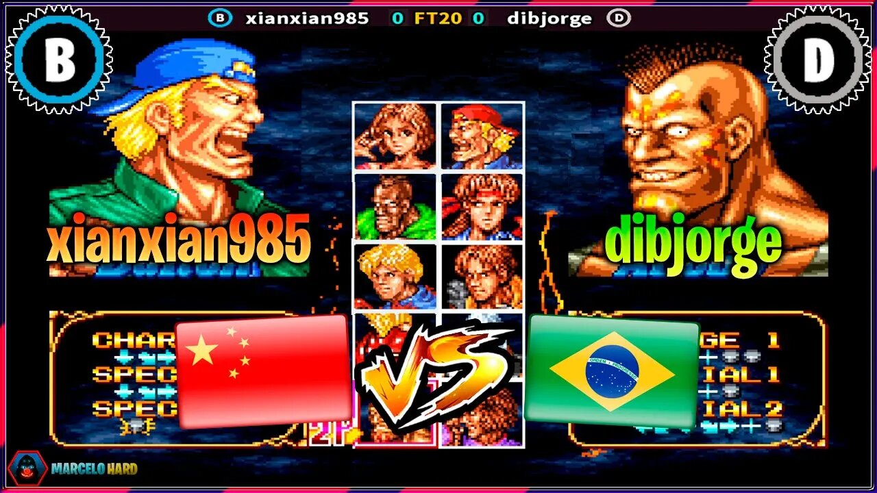 Double Dragon (xianxian985 Vs. dibjorge) [China Vs. Brazil]