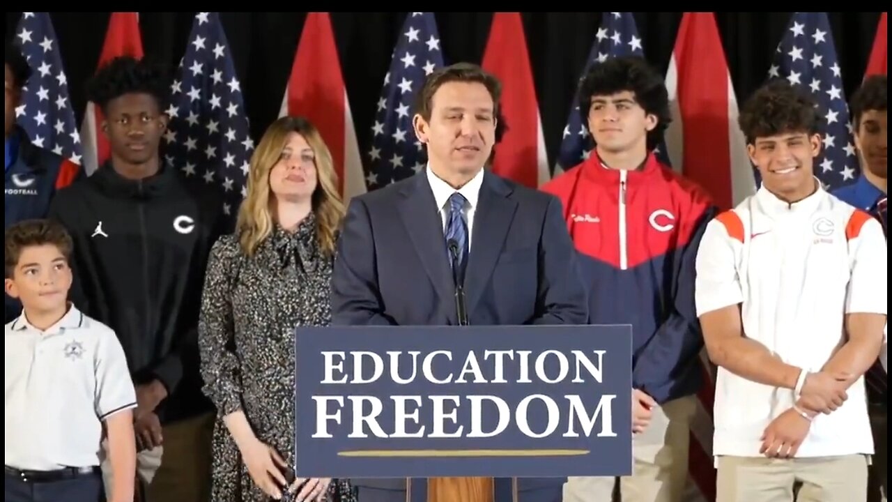 Gov DeSantis: Today’s Bill Is The Largest Expansion Of School Choice In History