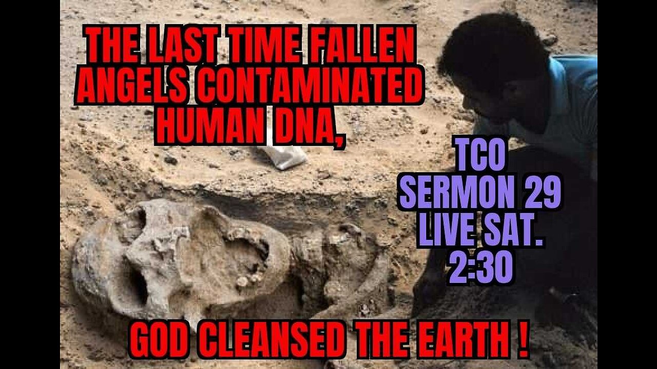 SERMON 29 (PART 1 THE NEPHILIM) (PART 2 DNA CONTAMINATED CERN & WEF, )