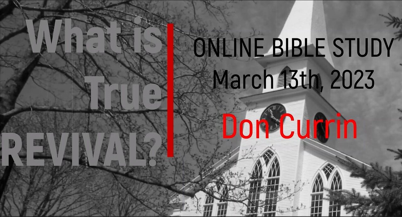 The Role of Providence in Spiritual Awakening | Online Bible Study with Don Currin