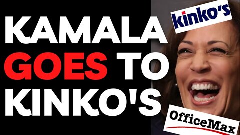 Kamala Goes to Kinko's and Gets Her Voter ID