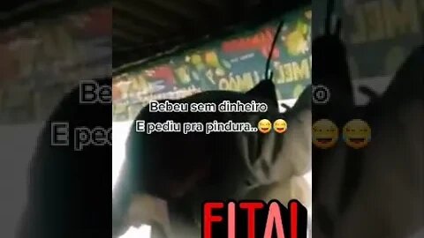 BEBEU SEM DINHEIRO E PEDIU PRA PENDURAR #fyp #meme #viral #shorts