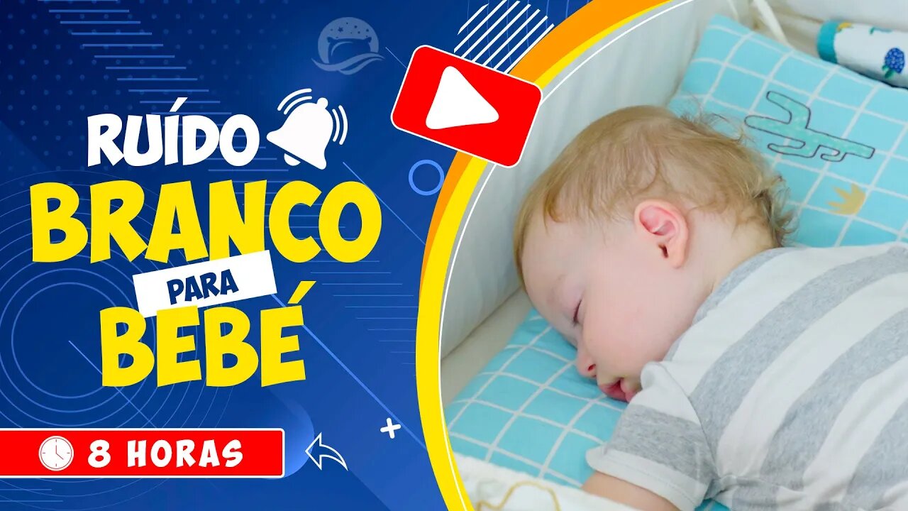 🎧 RUÍDO BRANCO MUITO SUAVE QUE DARÁ AO SEU BEBÉ UMA NOITE DESCANSADA 🕒 8 HORAS 💤 WHITE NOISE