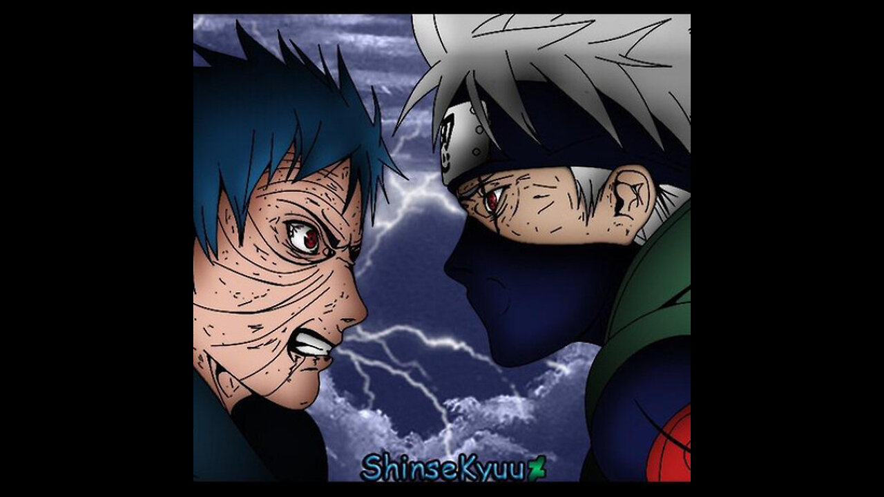 Obito vs kakashi revenge and fight