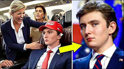 Barron Trump Kicked Off Plane For MAGA Hat - No One Knew He Was Donald Trump's Son - Dec 21