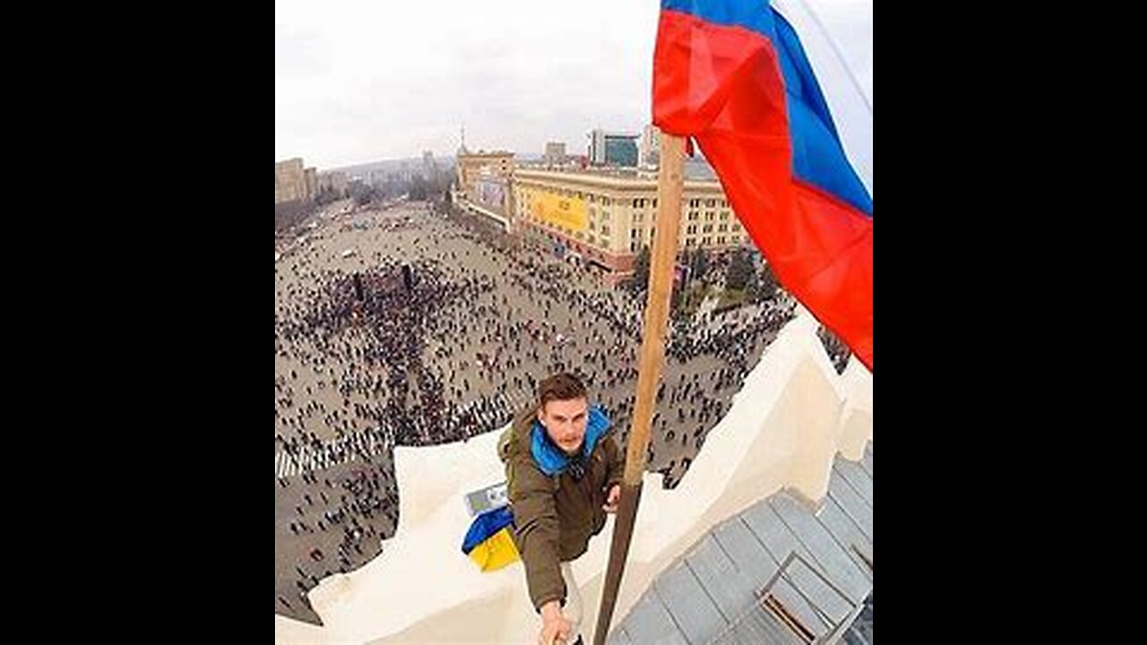 Fist fight erupts when Russian diplomat rips down Ukrainian flag at conferenc