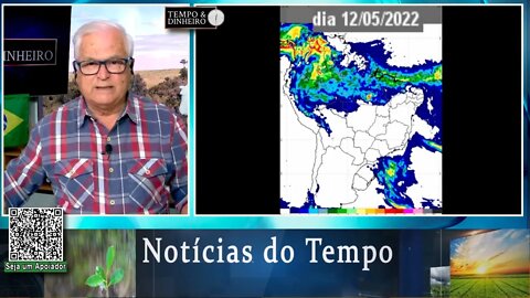 Meteorologia mostra chegada de fortes chuvas em MG e Rio de Janeiro