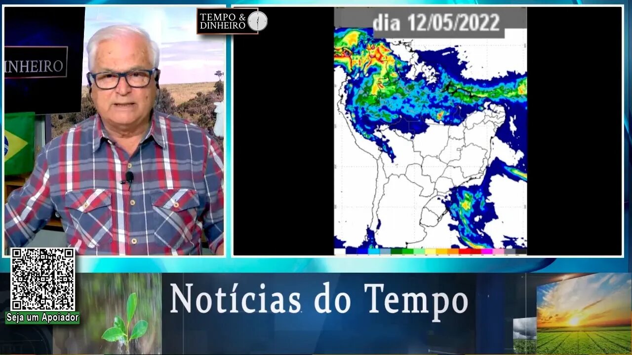 Meteorologia mostra chegada de fortes chuvas em MG e Rio de Janeiro