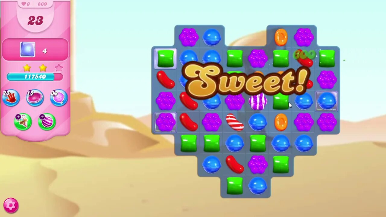 Candy Crush Saga Level 869